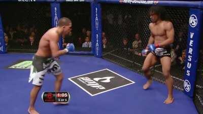 Anthony Pettis lands what would later be dubbed the 