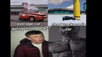 average car vs trackmania car