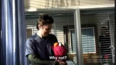 Zach Braff Teaches Elmo a New Word