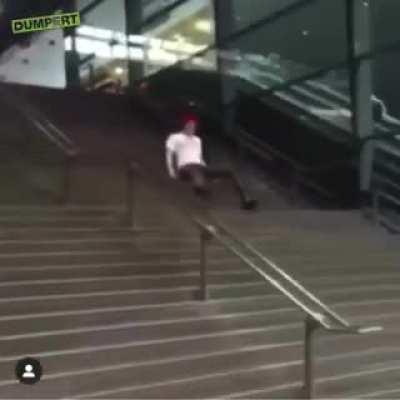 to slide down the rail.