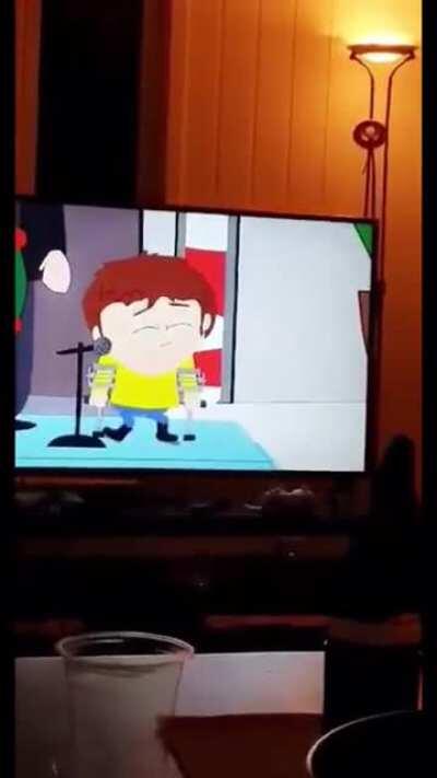 My drunk ass girlfriend wheezing while watching south park