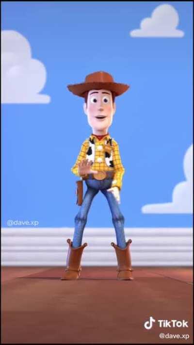 Woody as a tiktoker