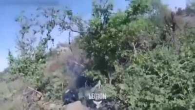 Ukrainian International Legion attacking Russian positions in Chasiv Yar. May 2024