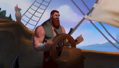 Pirate's art animated for trailer