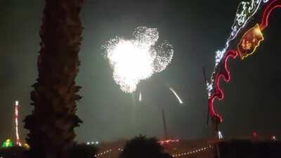 Worlds largest single firework shell