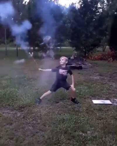 WCGW mixing kids and fireworks