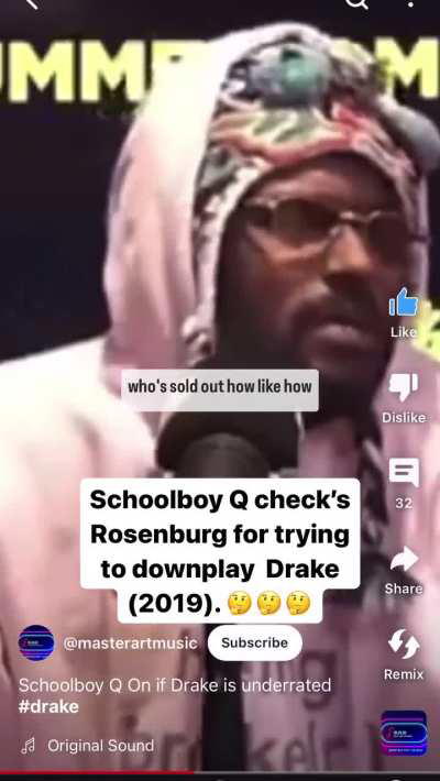 I agree Schoolboy Q...i agree