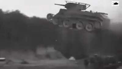 For people sorting by new, here's a tank jump