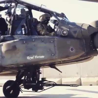 AH-64 Apache's helmet gun tracking system.