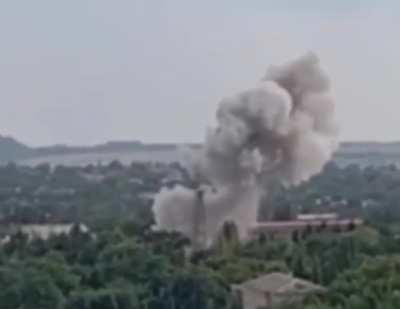 Also explosions in Makeevka, occupied Donetsk region.