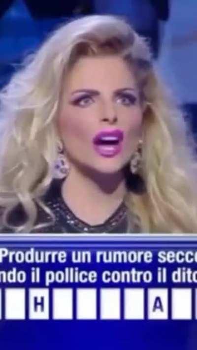 Italian television scream contest