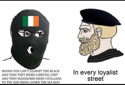 IRA Larpers seething