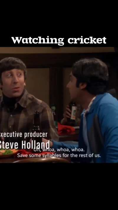 Cricket reference in The Big Bang theory 🤣