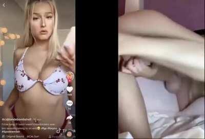 Csblondebombshell tiktok mode slut mode