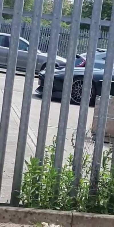 I know this is an awful video I apologize but is this the Aston Martin Victor 1of1 ? it was parked in the carpark of a scrapyard lol