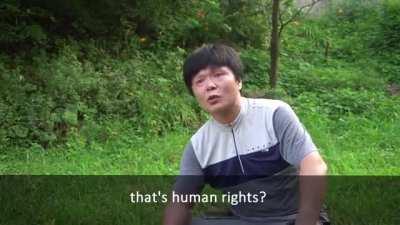 North Korean man spitting straight facts