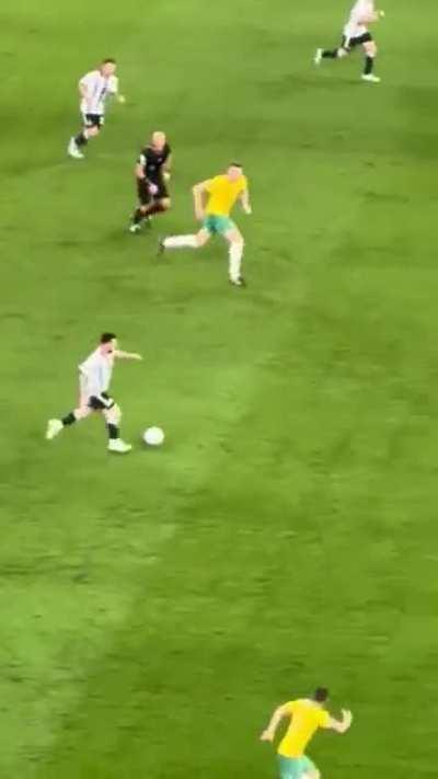 What a run by Messi against Australia!!