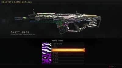 All available reactive camos in the game