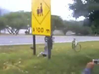 to drive very fast by bike