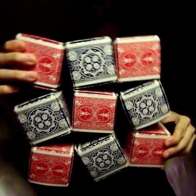 Some Oddly Satisfying Things You Didn't Know Could Be Done With Playing Cards!