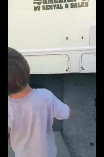 Gotta make sure the dump hose is properly attached (shamelessly edited from r/whatcouldgowrong)