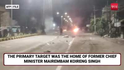  Long-range rocket attacks in #Manipur; first CM's house targeted, 'public emergency' declared