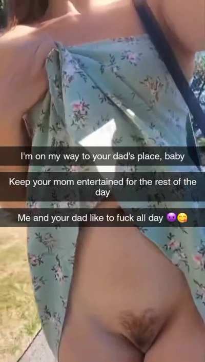 Keep your mom busy while I fuck your father