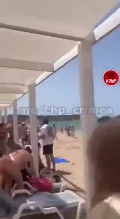 (unconfirmed) ATACMS shot down over Crimean beach