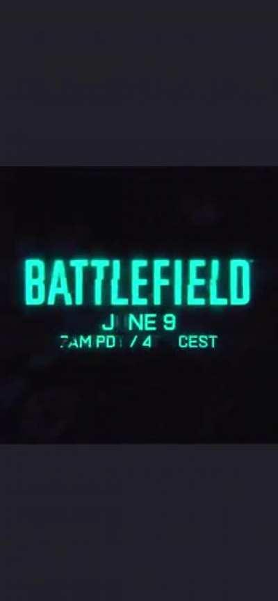 New battlefield reveal June 9