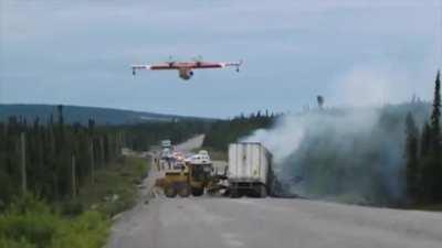 Canada knows how to put out fires in the middle of nowhere