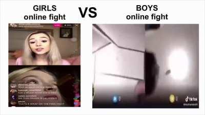 World's first physical online fight