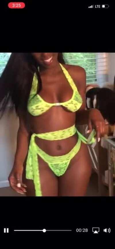 Bria in lingerie