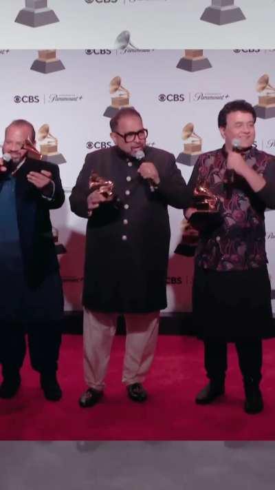 Shankar Mahadevan's reaction on winning Grammy