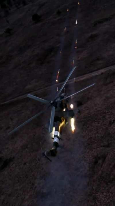 Some of the best footage released of Ukrainian Army Aviation Mi-8 and Mi-24 attack runs.