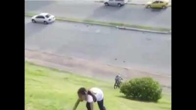 HMFT after i bike down a hill