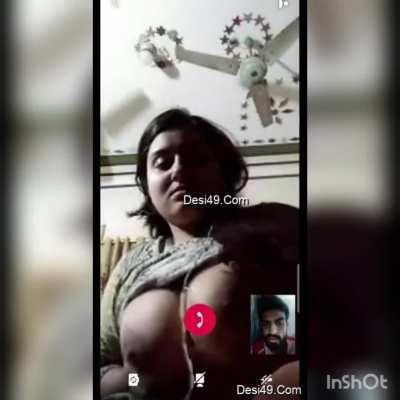 A hot gf on video call ❤️❤️