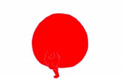 Animated Flag of Japan but it's kind of er ... special