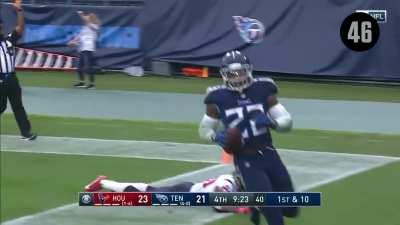 [Highlight] Derrick Henry now holds the Titans' franchise record for regular-season TDs (75) - here's a highlight reel of every single one