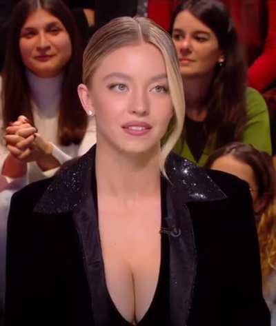 Sydney promoting &quot;Immaculate&quot; in a french talk show | 2024 |