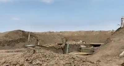 Armenian mortars firing at Azerbaijan (src: WarGonzo)