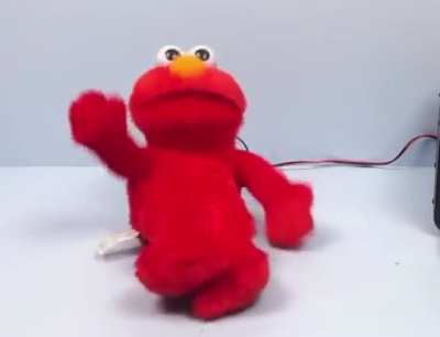 I don't know if an elmo toy screaming in agony counts. But, here it is