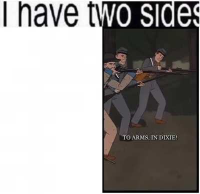I have two sides…