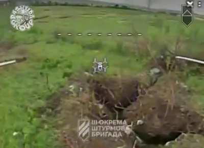 FPV drones of the Third Assault Brigade continue to kill Russian soldiers in the Kharkiv region.