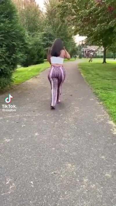 Flarepants walking in the wild