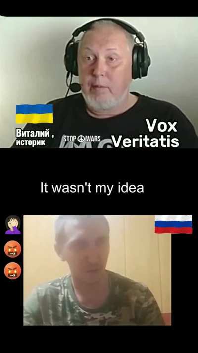 The civilians left on their own when they saw my machine gun,’ the Russian soldier said, admitting that he had seized a Ukrainian house.