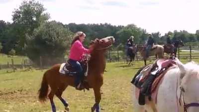 to ride a horse