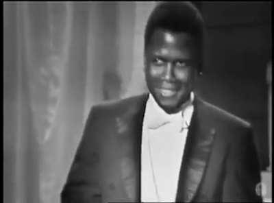 Sidney Poitier’s Oscars acceptance speech after he became the first Black man to win an Academy Award for Best Actor (1964)