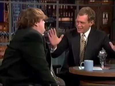 Chris Farley’s Legendary Letterman Entrance