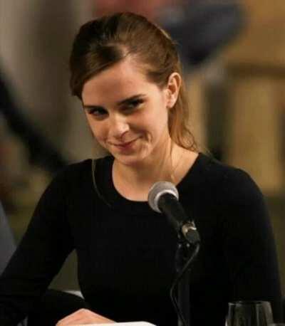 Emma Watson wicked smile