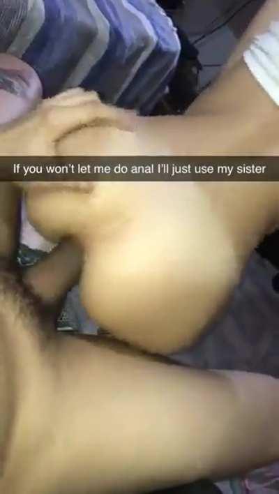 Anal with sister